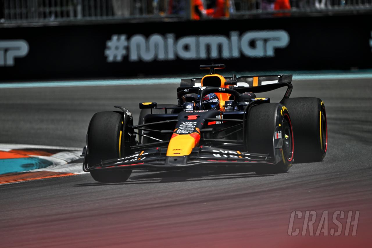 Max Verstappen beats Charles Leclerc in Miami to claim 7th consecutive F1 pole
