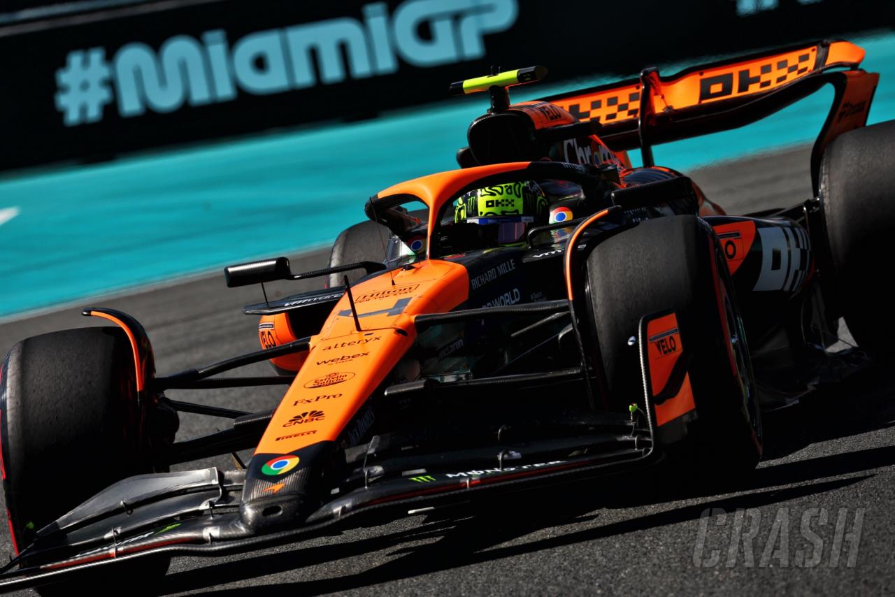 Lando Norris beats Max Verstappen for long-awaited first F1 victory in Miami