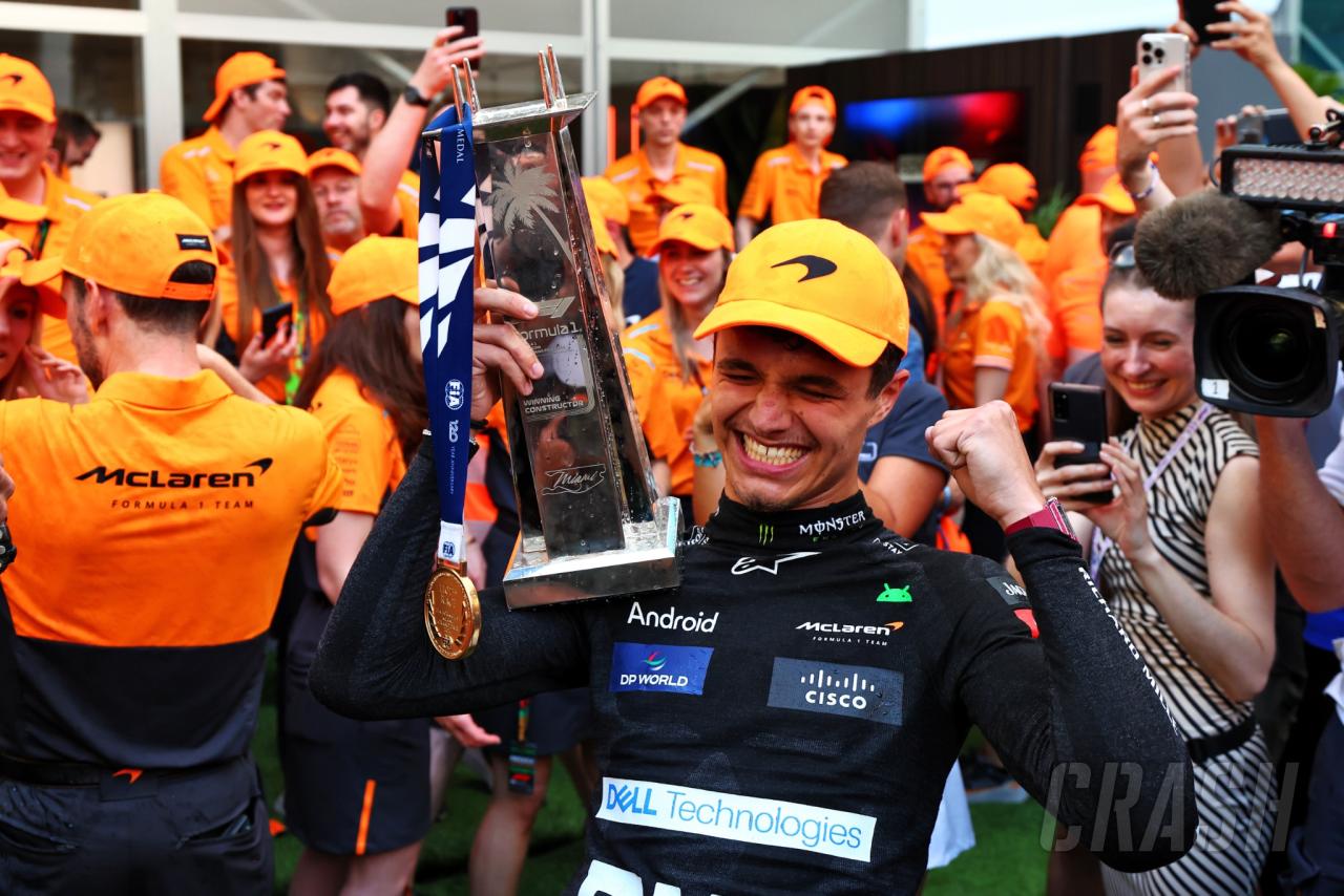 Lando Norris’ first F1 win branded a “watershed moment” by world champion
