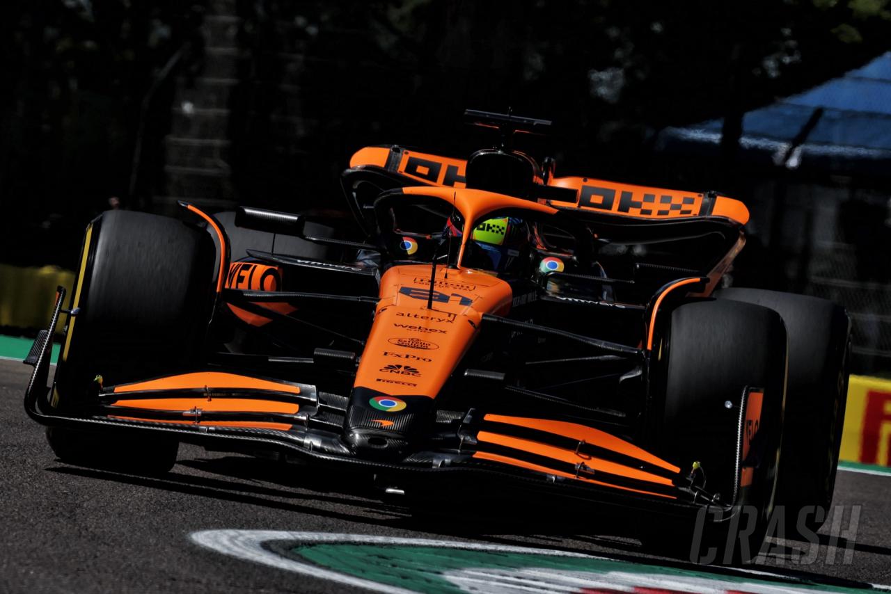 Oscar Piastri heads McLaren 1-2 in final practice as Sergio Perez, Fernando Alonso crash