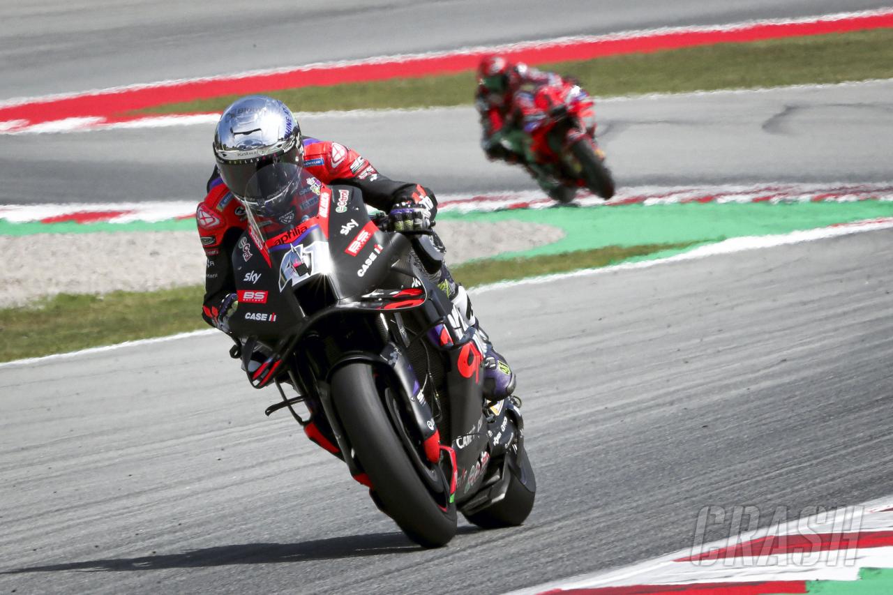 Catalunya MotoGP: Aleix Espargaro snatches pole as Jorge Martin crashes