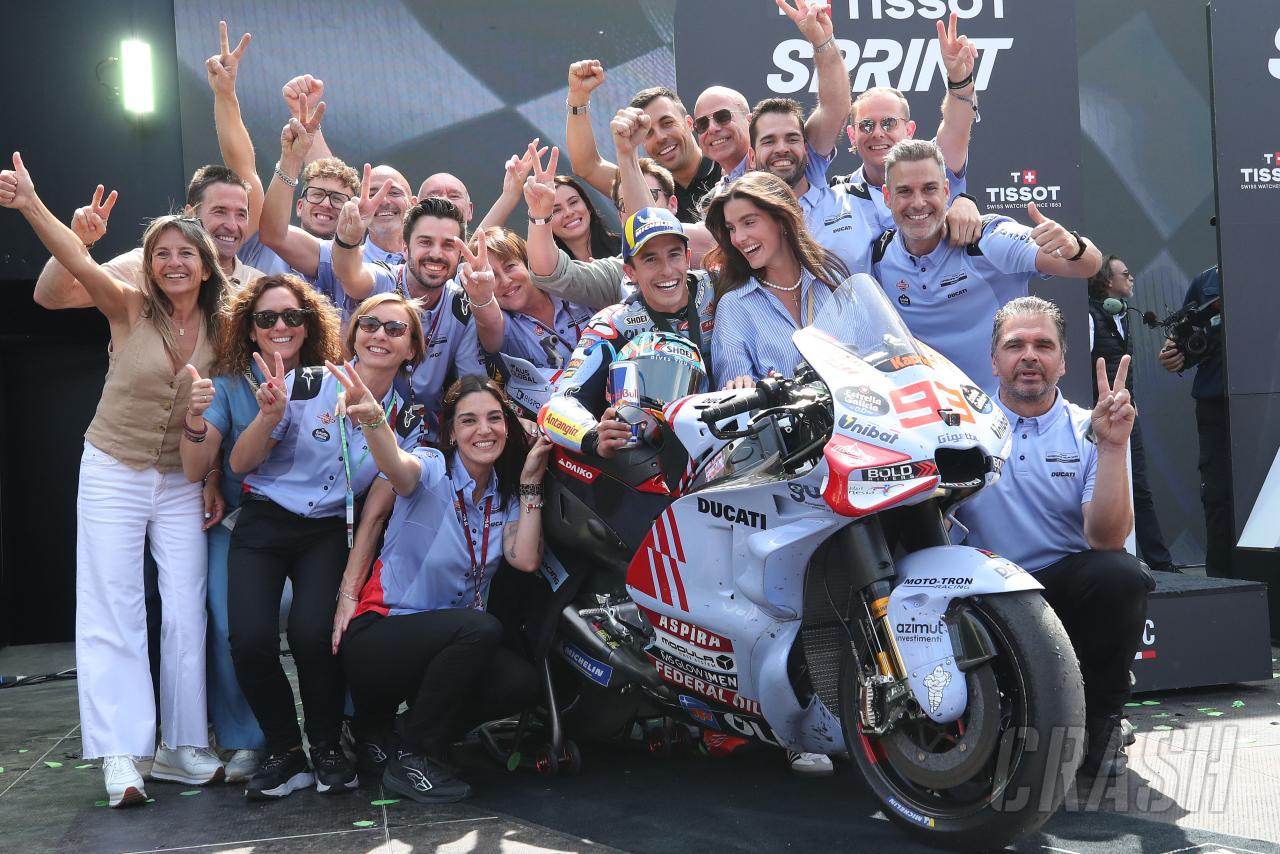 Marc Marquez 14th to 2nd: “Even without one wing I was riding well”
