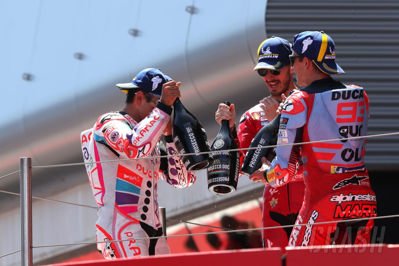 Jorge Martin on sharing data: “We are always the front three, but it’s difficult to win”