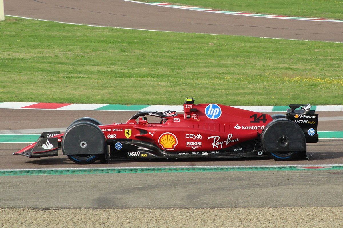 Ferrari, Fiorano Formula 1 testinde daha agresif çamurluklar test ediyor