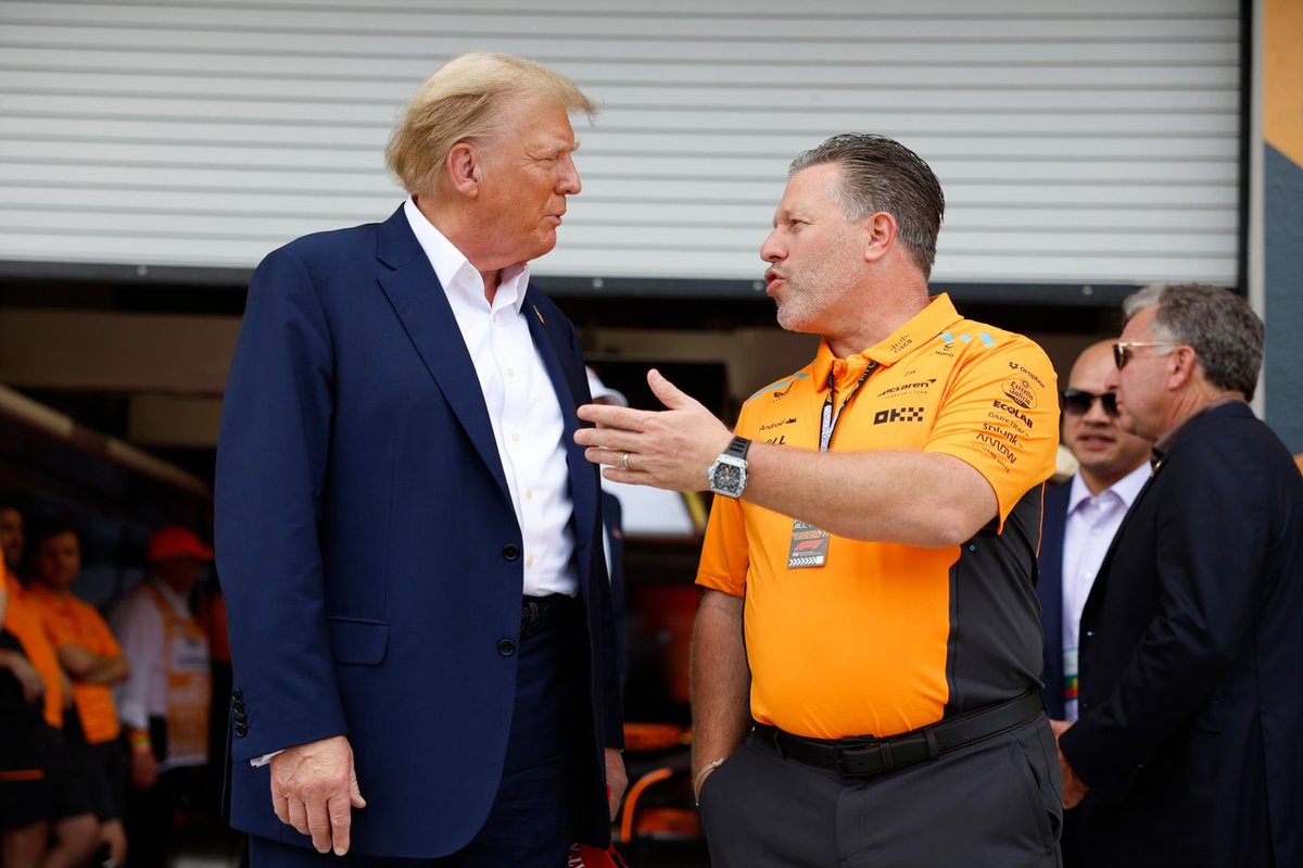 McLaren, Trump’ın yaptığı garaj ziyaretine açıklık getirdi
