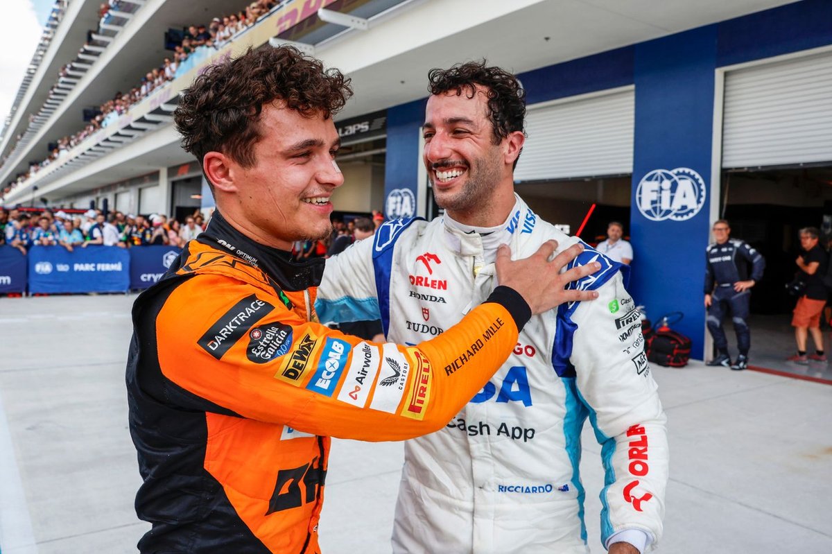 Ricciardo, Norris için duyduğu mutluluğu dile getirdi