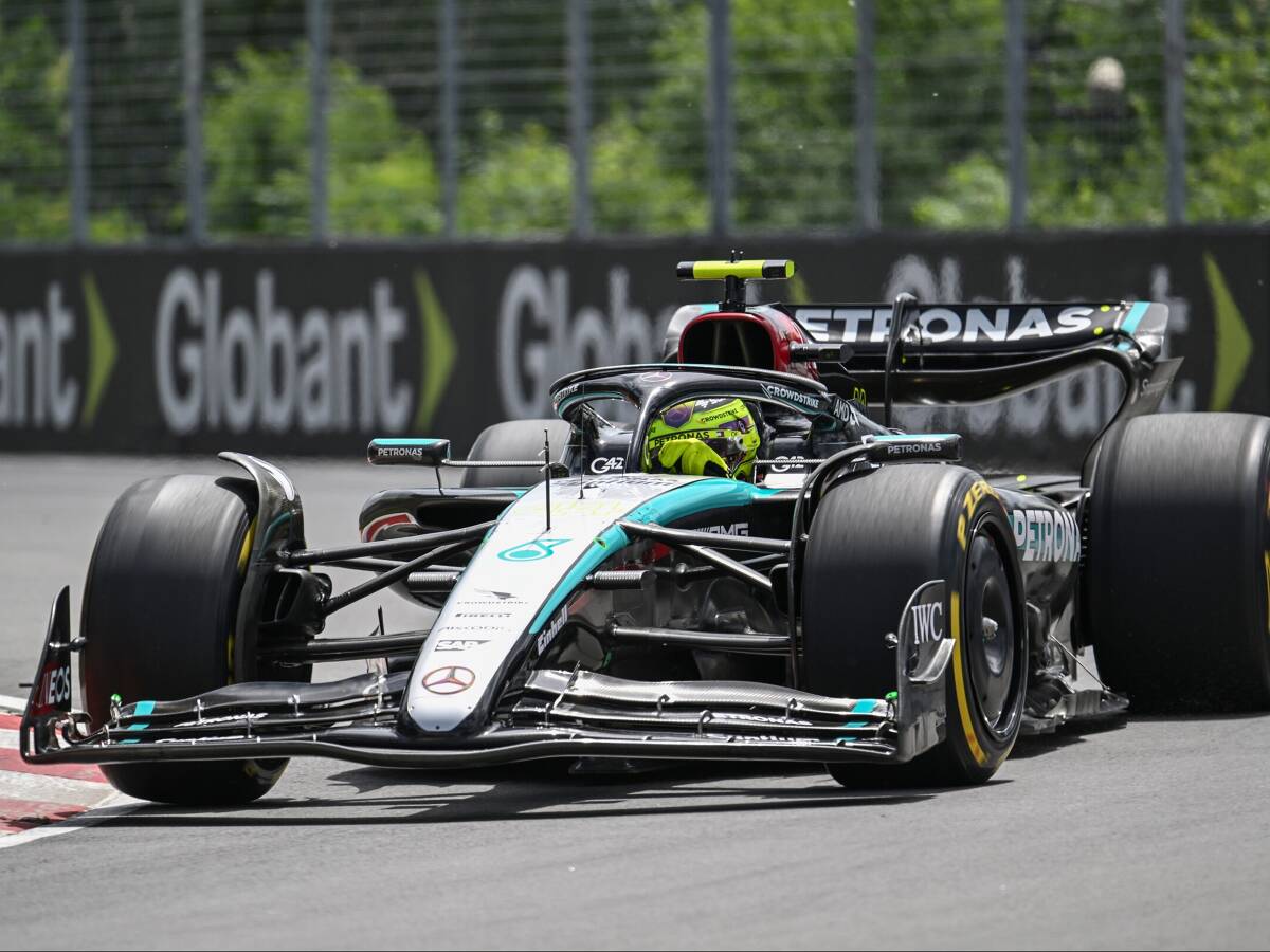 Wow! Wo kommt diese Bestzeit her, Lewis Hamilton?
