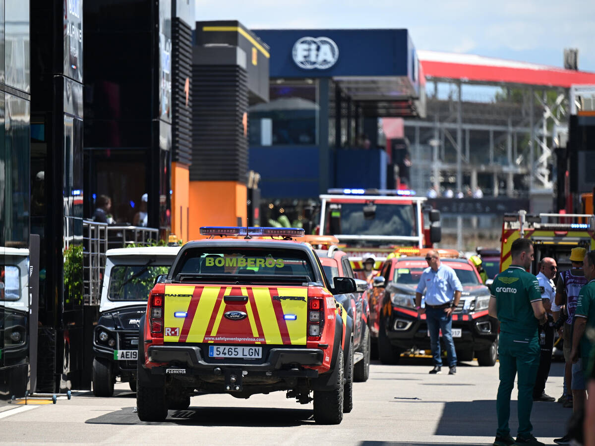 Feuer im Fahrerlager: McLaren-Motorhome muss evakuiert werden!