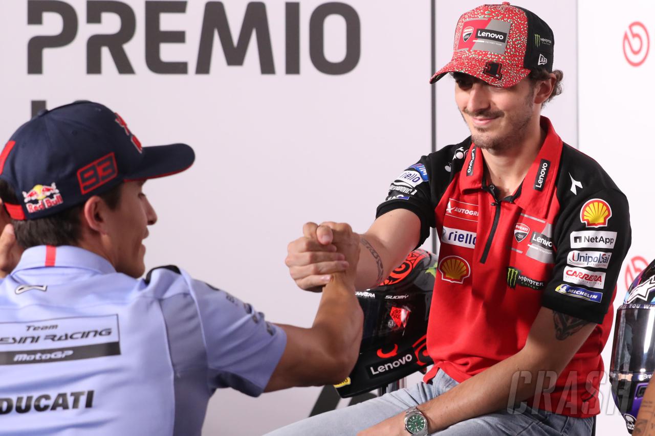 Revealed: Pecco Bagnaia’s reaction to Ducati signing Marc Marquez