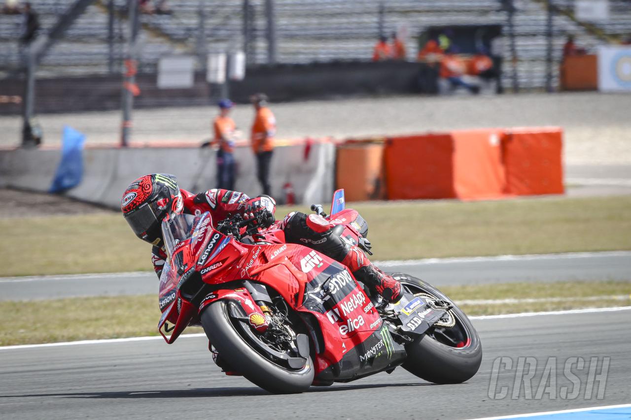 Dutch MotoGP: Francesco Bagnaia smashes lap record to claim first pole of 2024