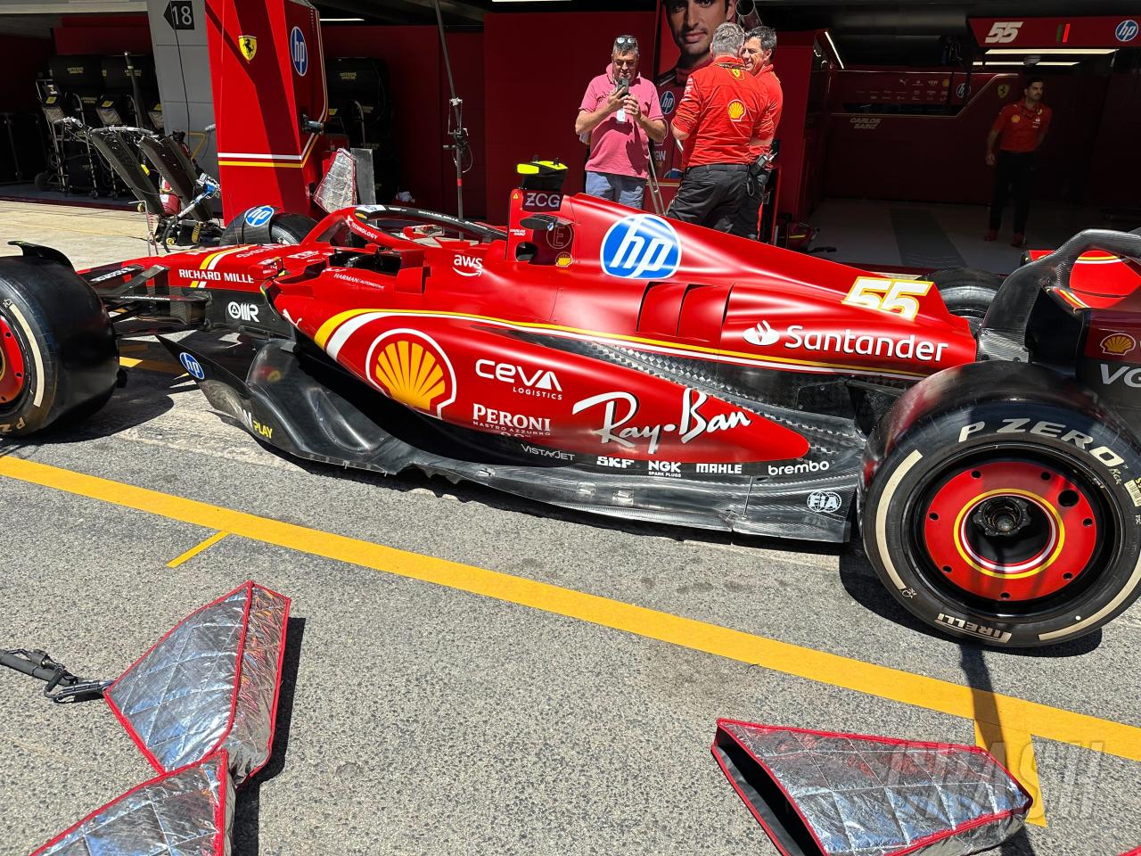 Our pitlane insider spots crucial upgrades to Ferrari in Barcelona