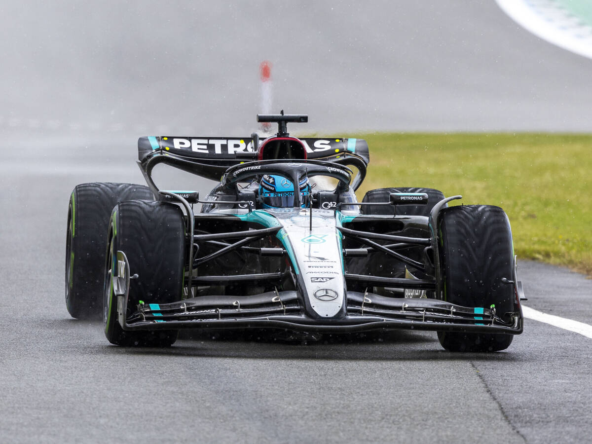 Mercedes: Russell hatte keine Chance, ins Ziel zu kommen