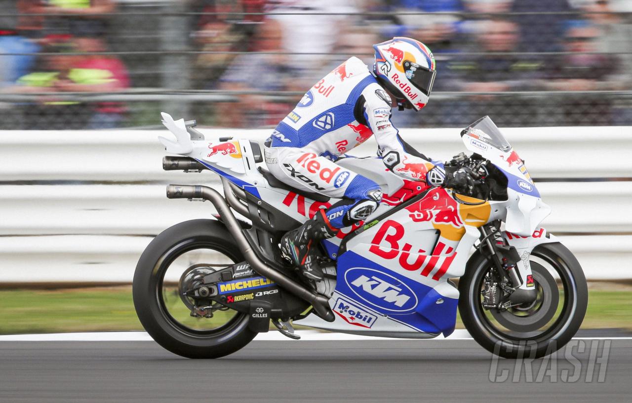 Brad Binder leads British MotoGP warm-up