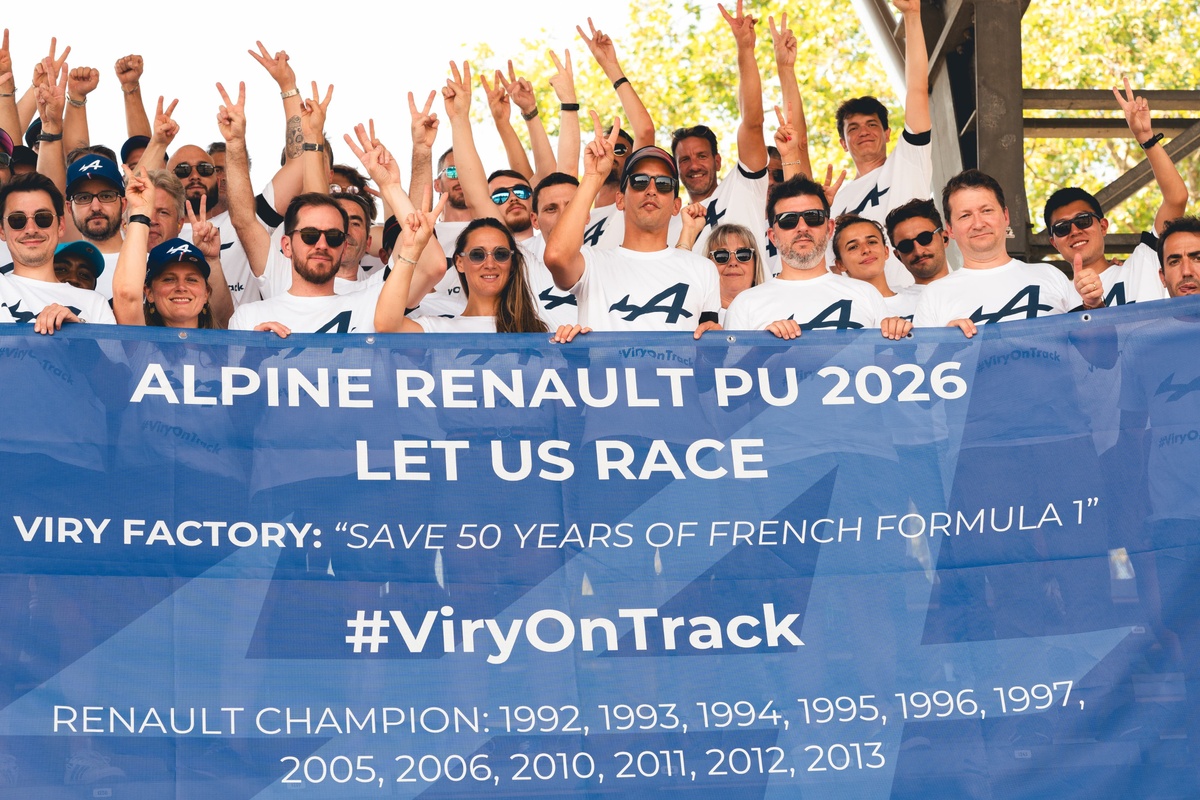 Renault motor çalışanları Monza’da protesto yaptı: “Formula 1 olmadan Viry’nin bir amacı yok”