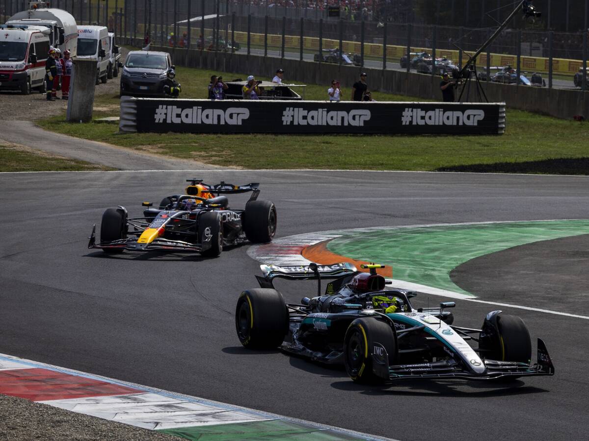 Verstappen in Monza gleich in zwei Mercedes-Kollisionen verwickelt