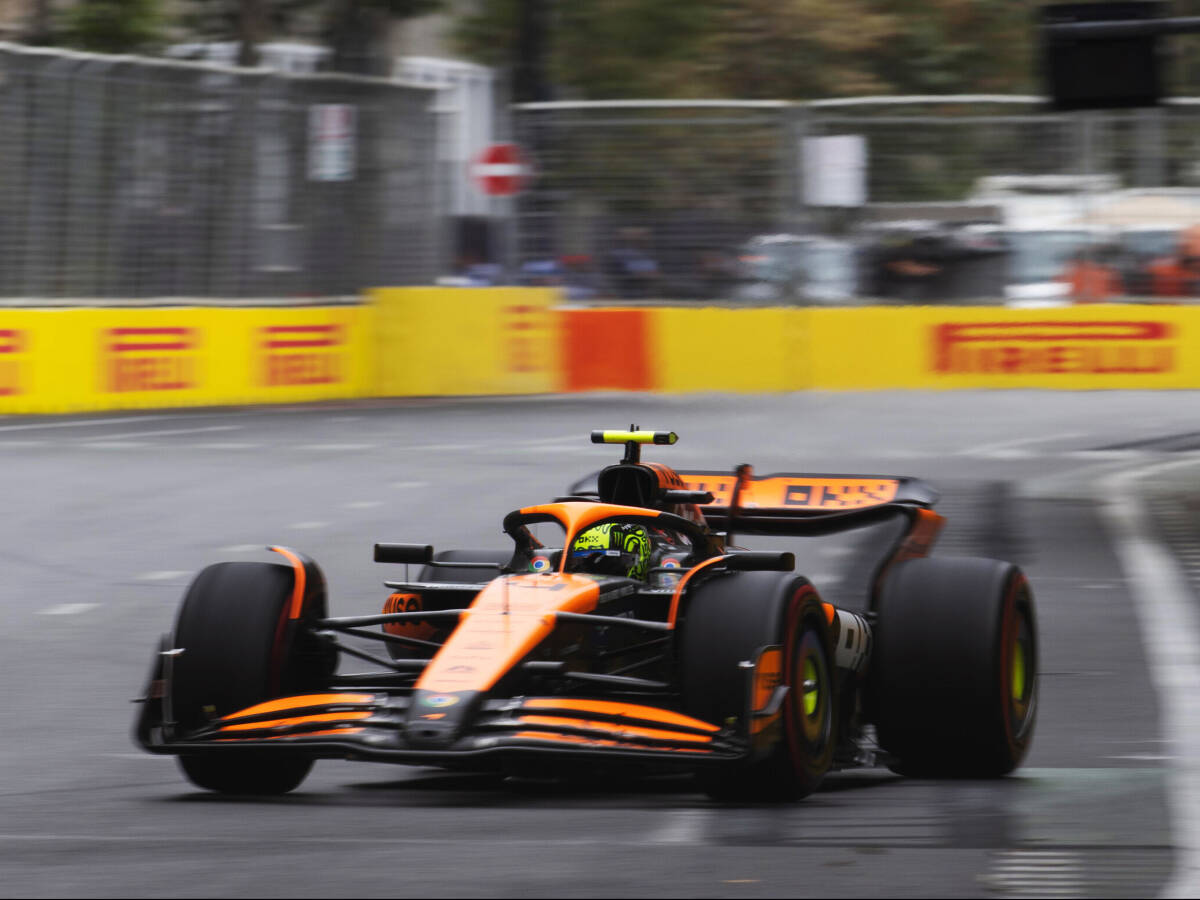 Q1-Aus von Lando Norris in Baku: War es wirklich die gelbe Flagge?