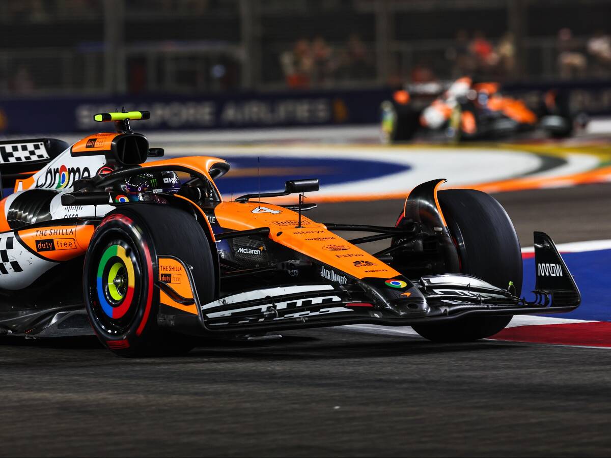 Nach Sainz-Crash im Singapur-Qualifying: Lando Norris holt Pole!