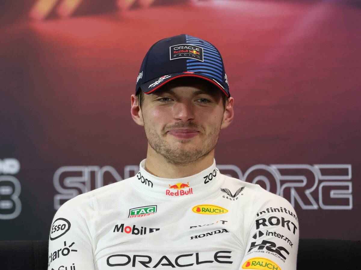 So lief Max Verstappens trotzige Pressekonferenz in Singapur ab!