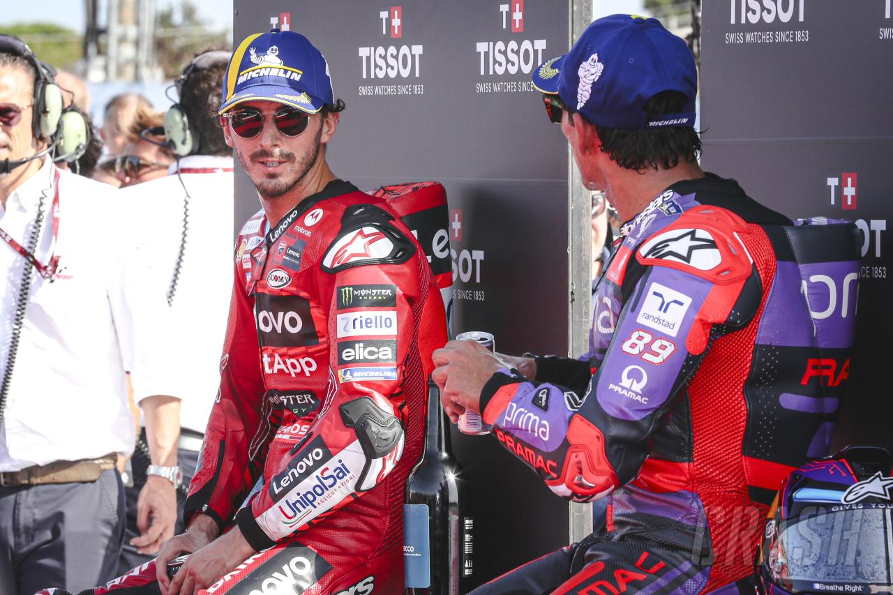 “Angry” Francesco Bagnaia explains how he lost Misano MotoGP sprint to “better” Jorge Martin