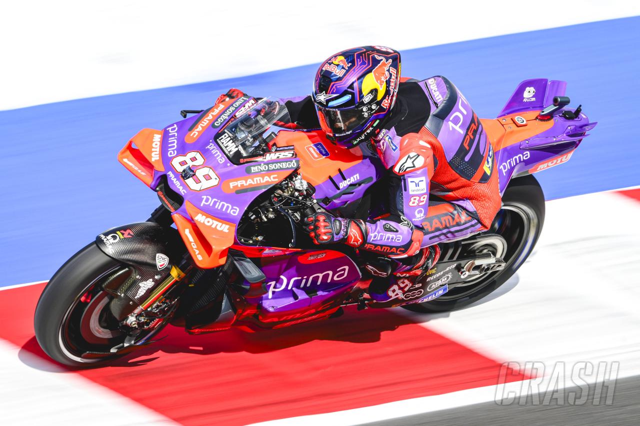 Test data offered Jorge Martin a boost despite crash