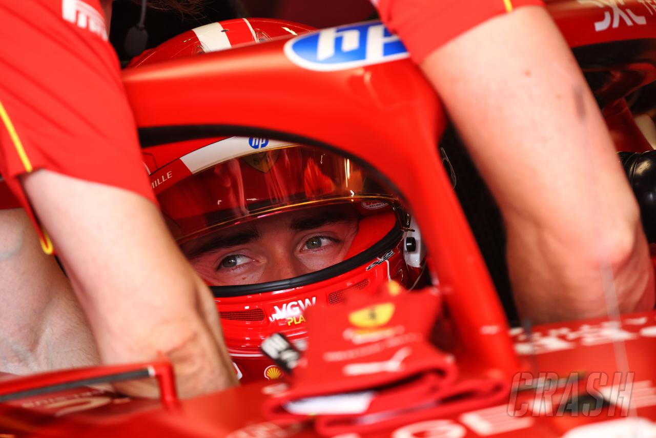 Charles Leclerc bounces back from crash to head tight FP2