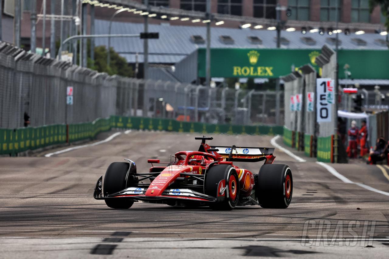 Charles Leclerc leads Lando Norris in opening Singapore Grand Prix practice