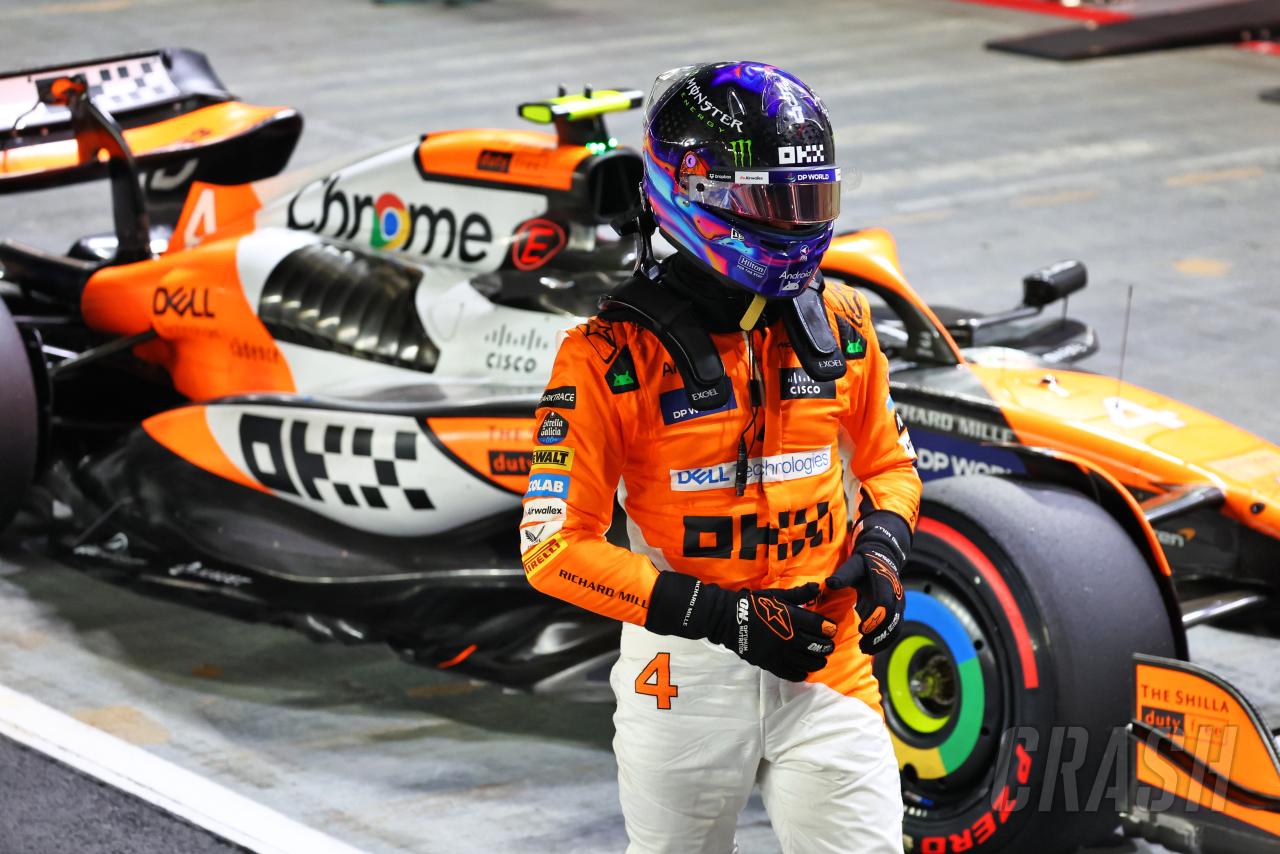 Starting grid at the F1 2024 Singapore Grand Prix