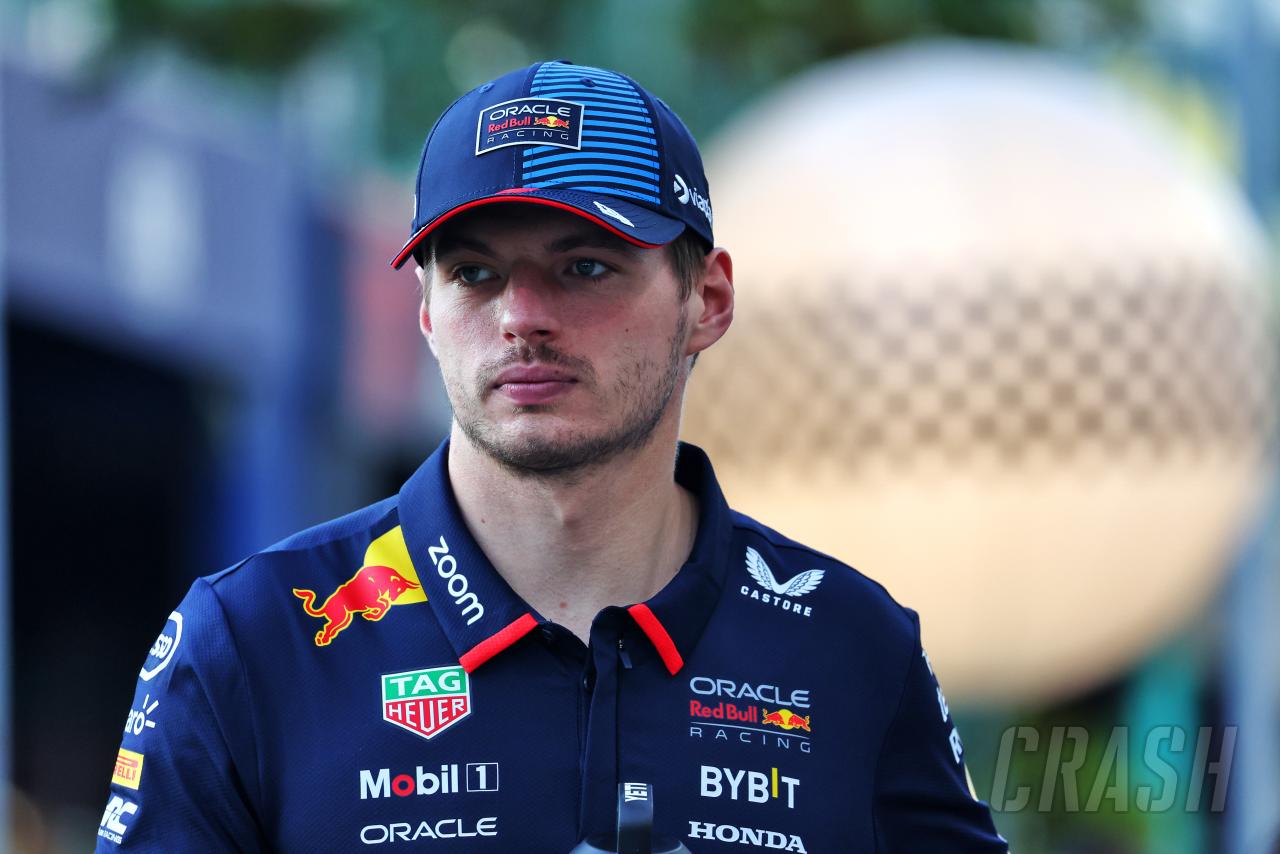 Max Verstappen dig at FIA swear reprimand on Martin Brundle’s grid walk