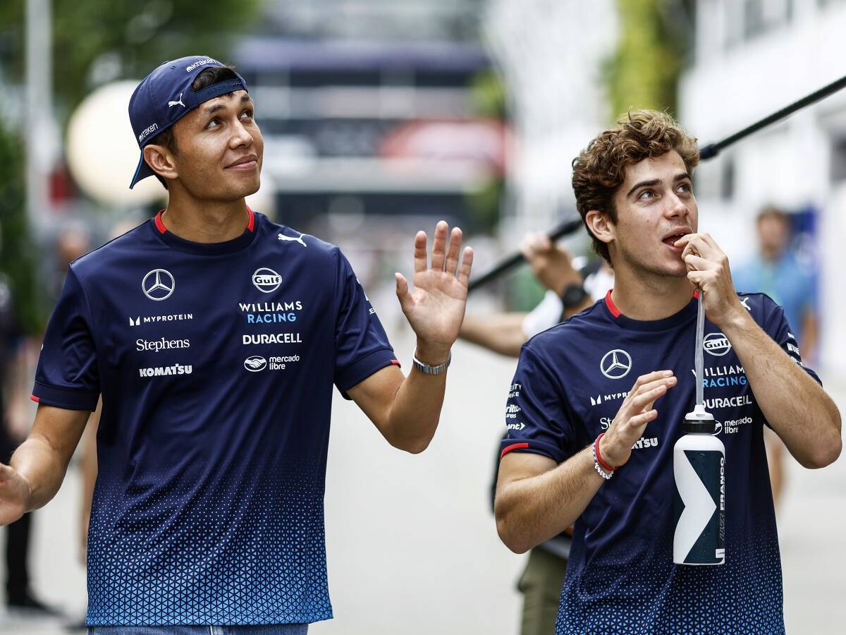 Albon will spicken: Werde mir beim Set-up was von Colapinto abschauen