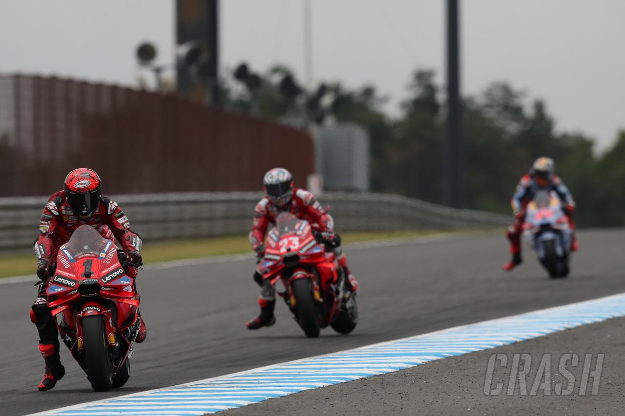 Francesco Bagnaia explains last lap “risk” that almost cost him Japan MotoGP sprint win