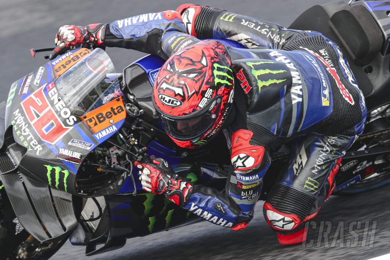 Fabio Quartararo breathes sigh of relief after near-highside “many, many times”