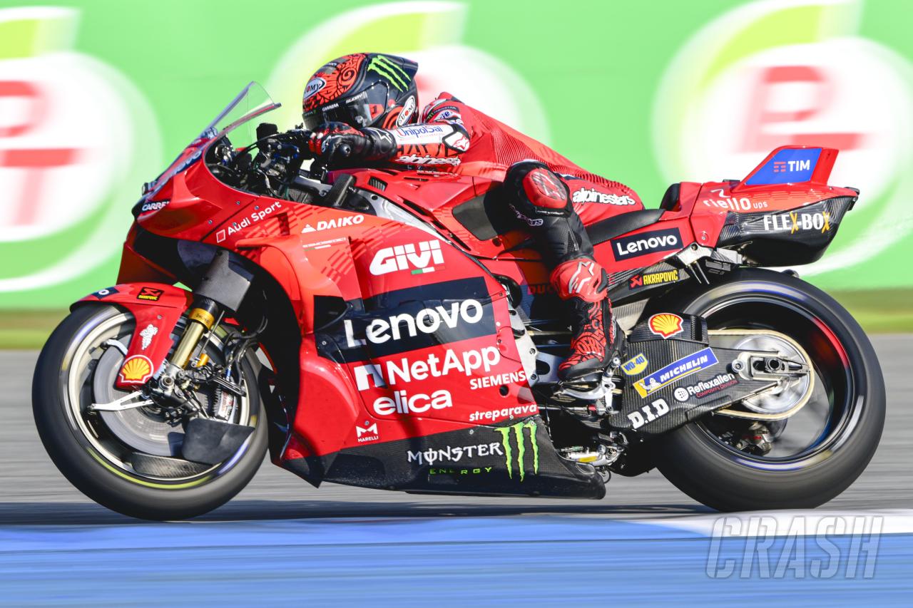 Set-up experiment fails for Pecco Bagnaia in Thailand practice