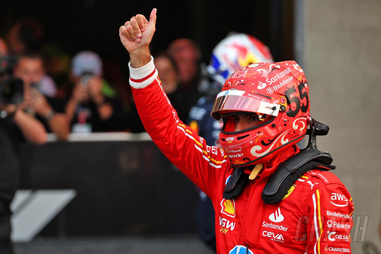 Carlos Sainz beats Max Verstappen to Mexico City GP pole