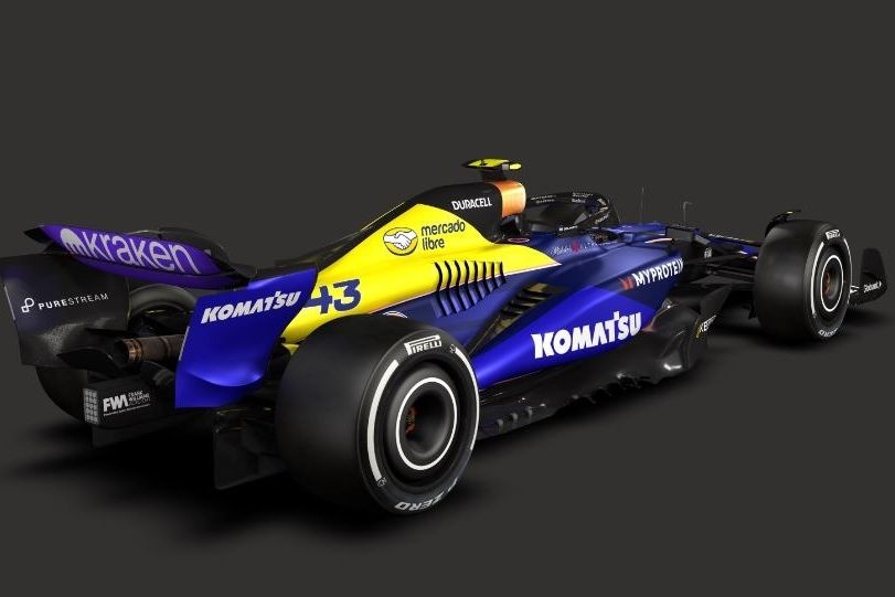 Williams sonraki iki yarış için yeni renk düzenini tanıttı