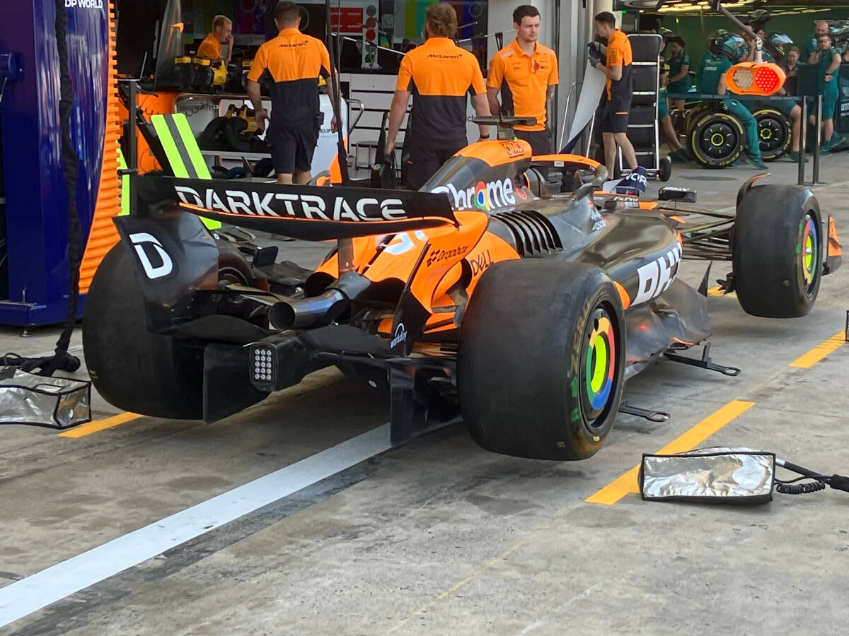 Für Titelkampf: McLaren mit neuer Heckflügelkonfiguration in Brasilien
