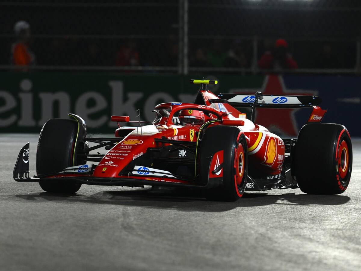 Quersteher und Untersteuern: So verpasste Sainz die Pole in Las Vegas
