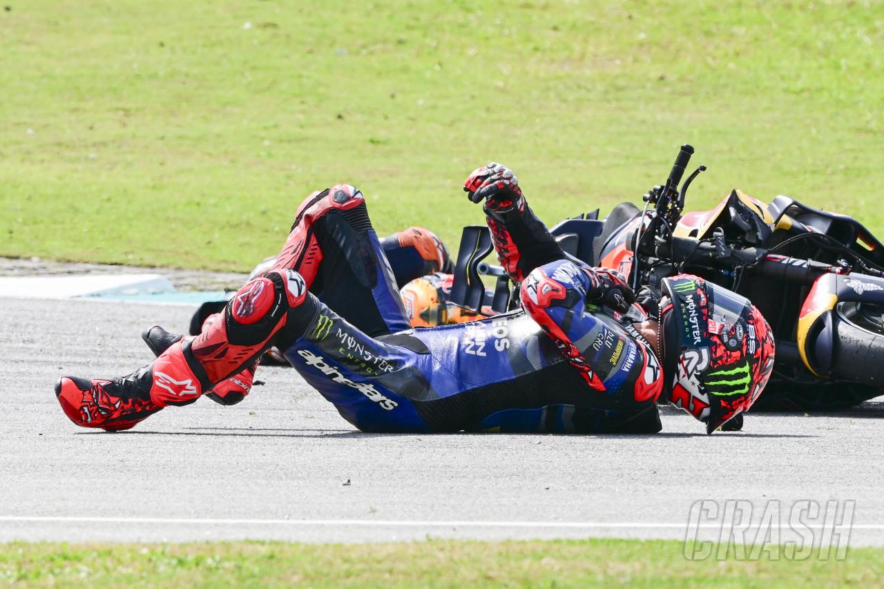Fabio Quartararo felt “someone hit me on the inside… it was the head of Jack Miller”