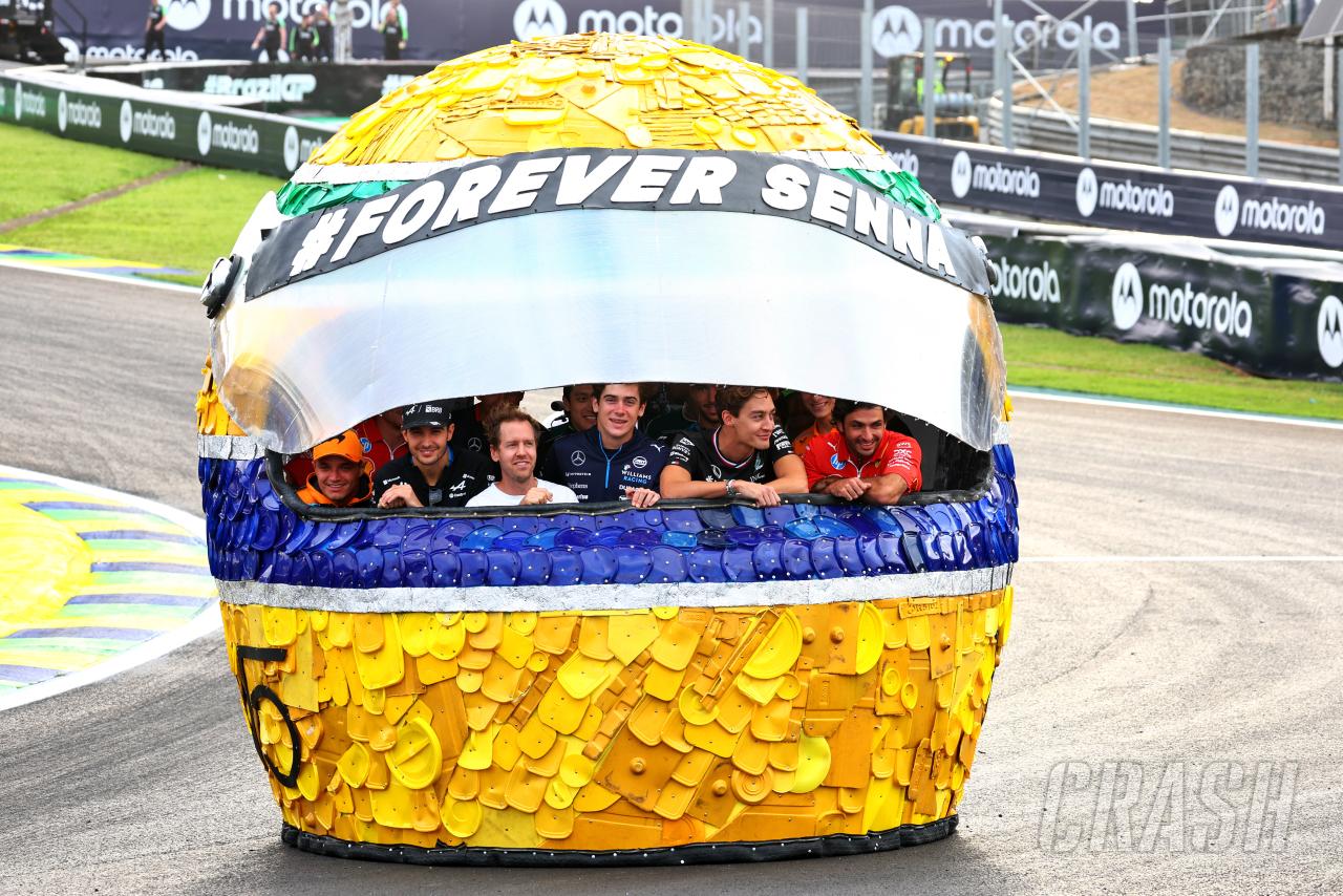 F1 drivers get-together as Ayrton Senna tributes are made in Brazil