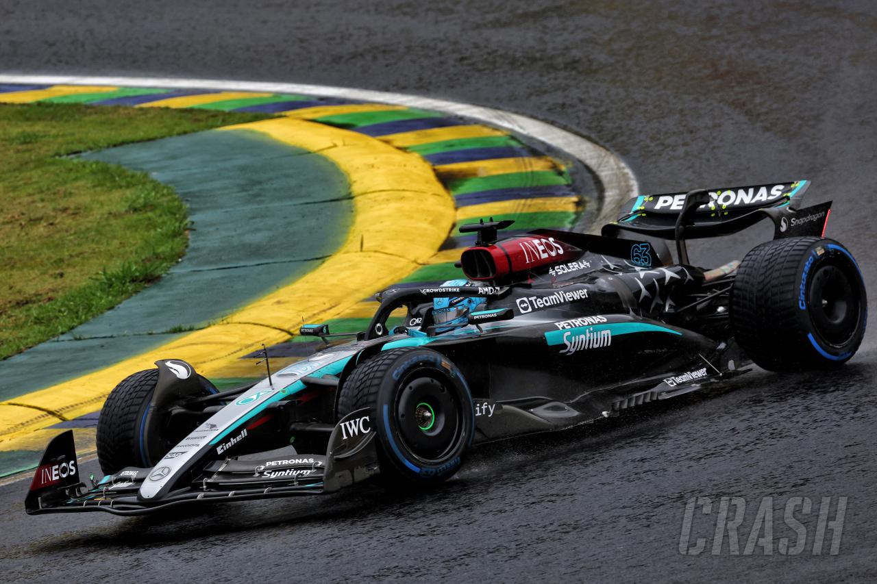 Mercedes explain why they overruled George Russell with crucial pit call in Brazil