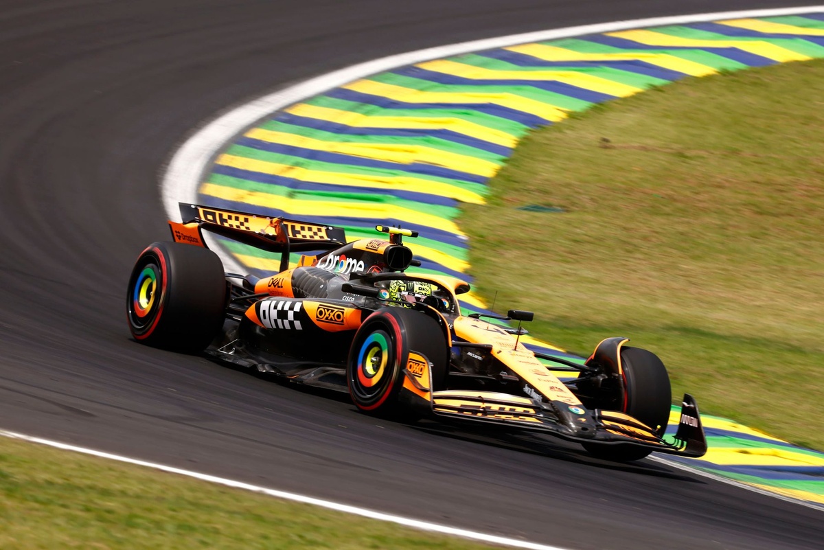 Brezilya Yarış sıralama turları: Kazalarla geçen seansta Norris pole’de, Verstappen 12. oldu!