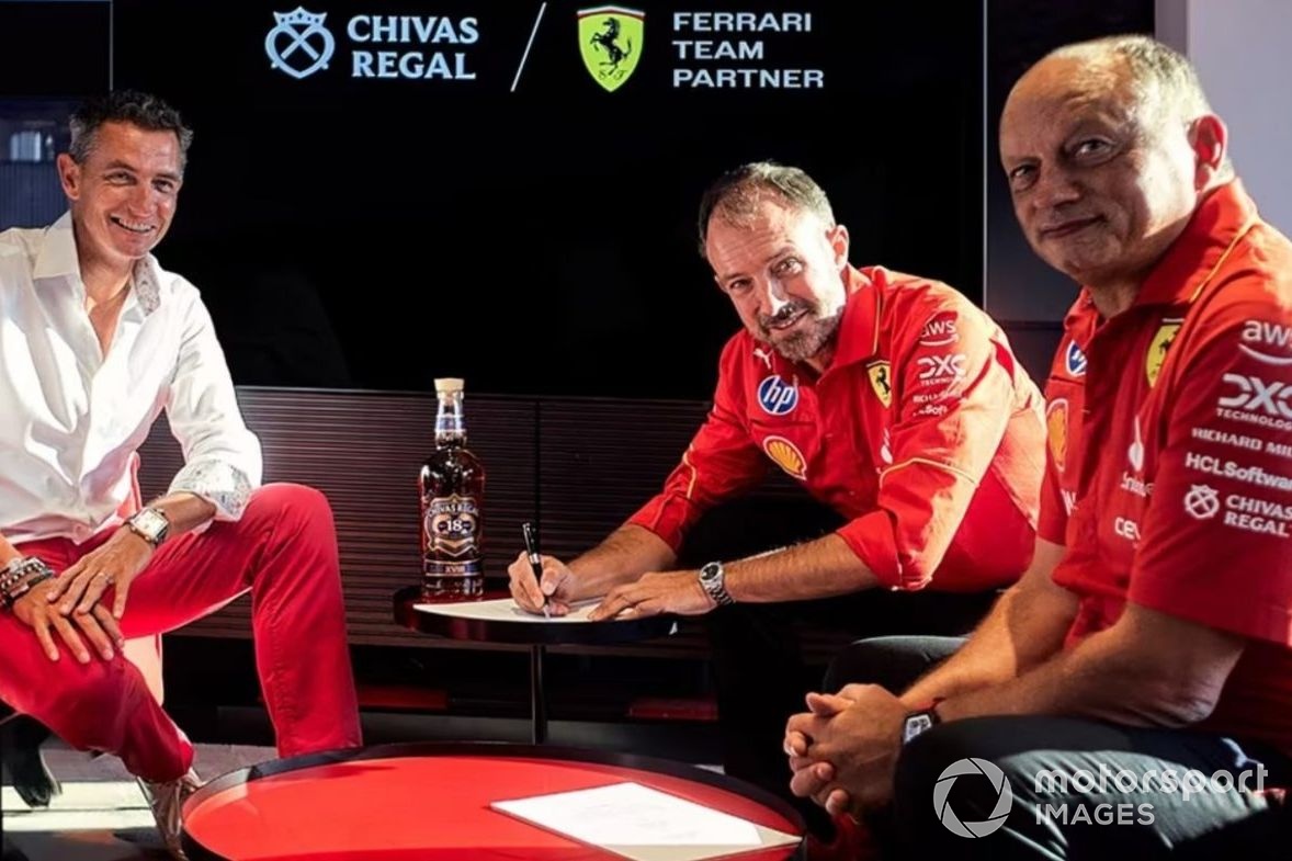 Chivas Regal, Ferrari’nin yeni sponsoru oldu!