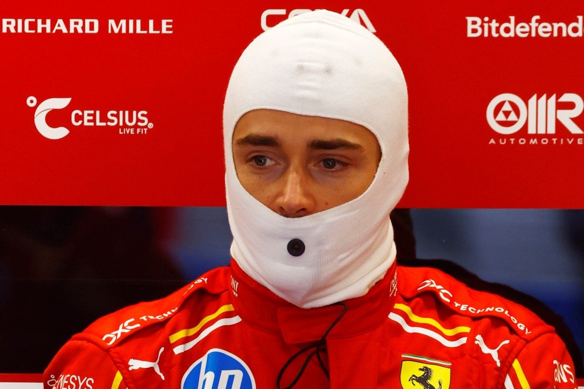 Leclerc: “SF-24 yağmuru sevmedi”