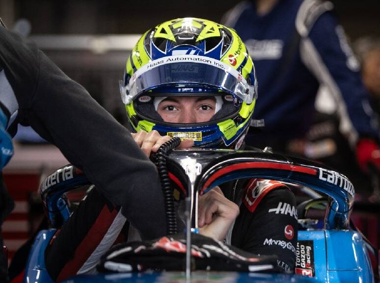 Bearman beim Super-Formula-Test von Turboschaden eingebremst