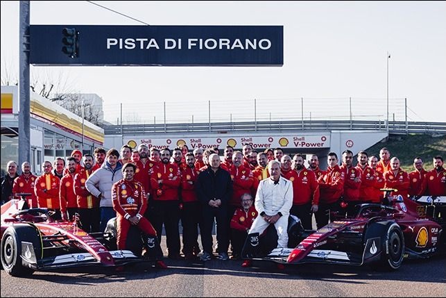 Sainz ve babası, Fiorano’daki sürüşle Ferrari’ye veda ettiler!