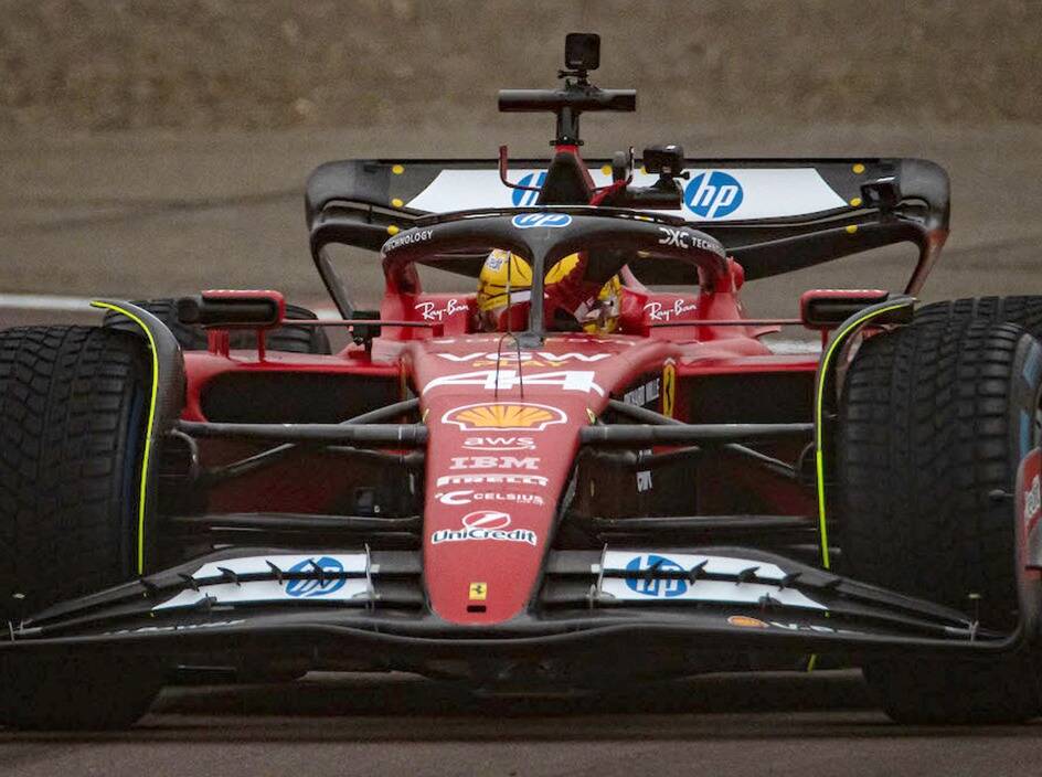 Erster Ferrari-Test: Lewis Hamilton fährt den SF-23 in Fiorano