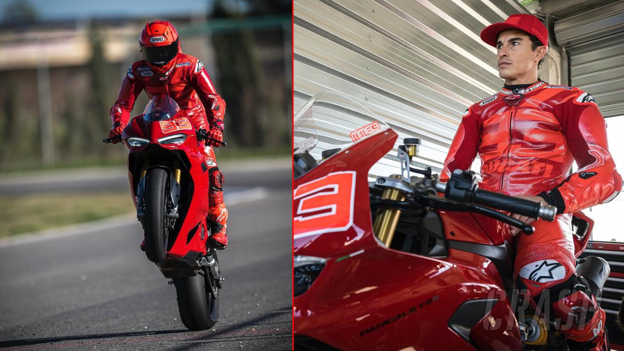 Marc Marquez kicks off 2025 with laps aboard all-new Ducati