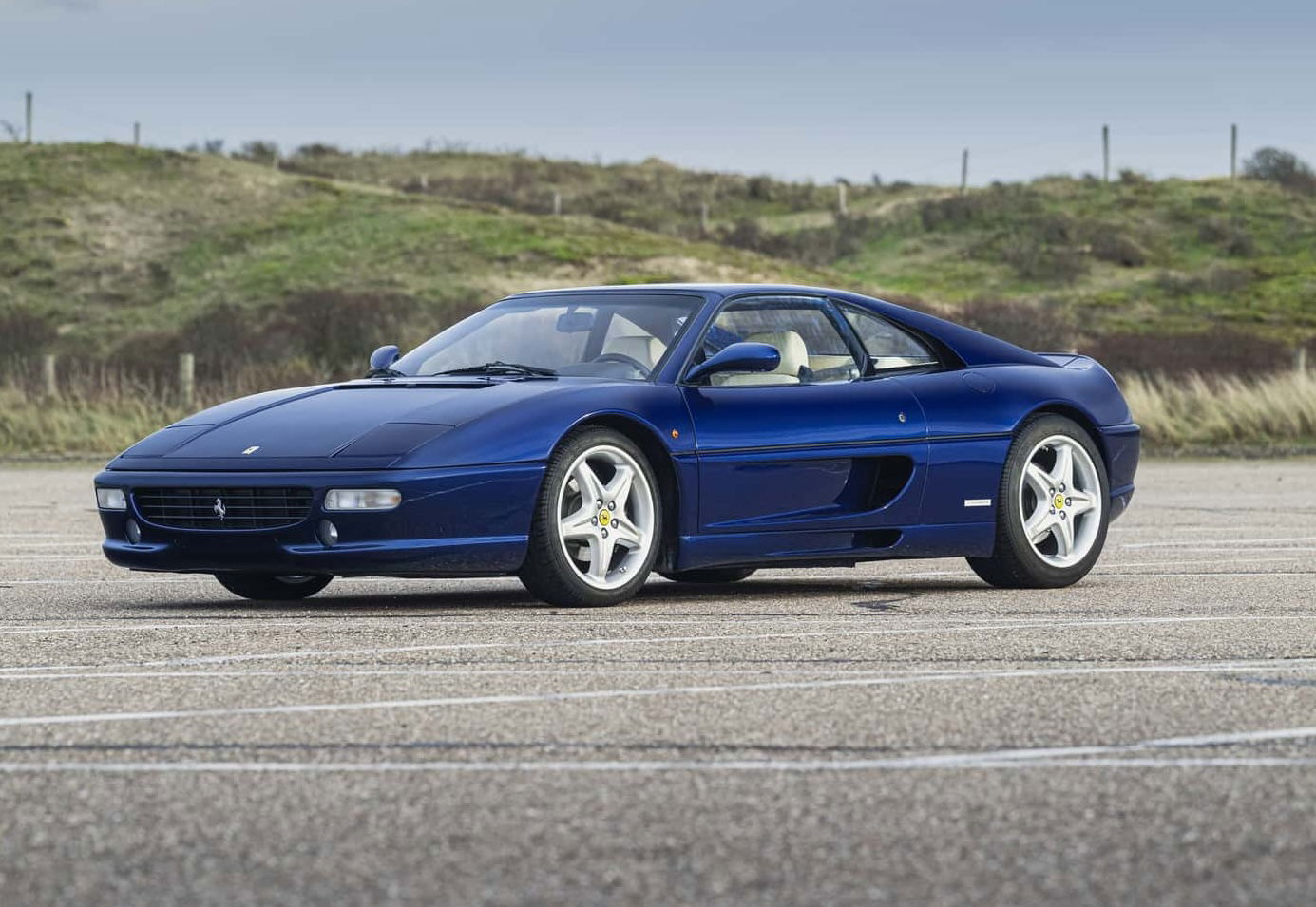 You could own Michael Schumacher’s old blue Ferrari F355