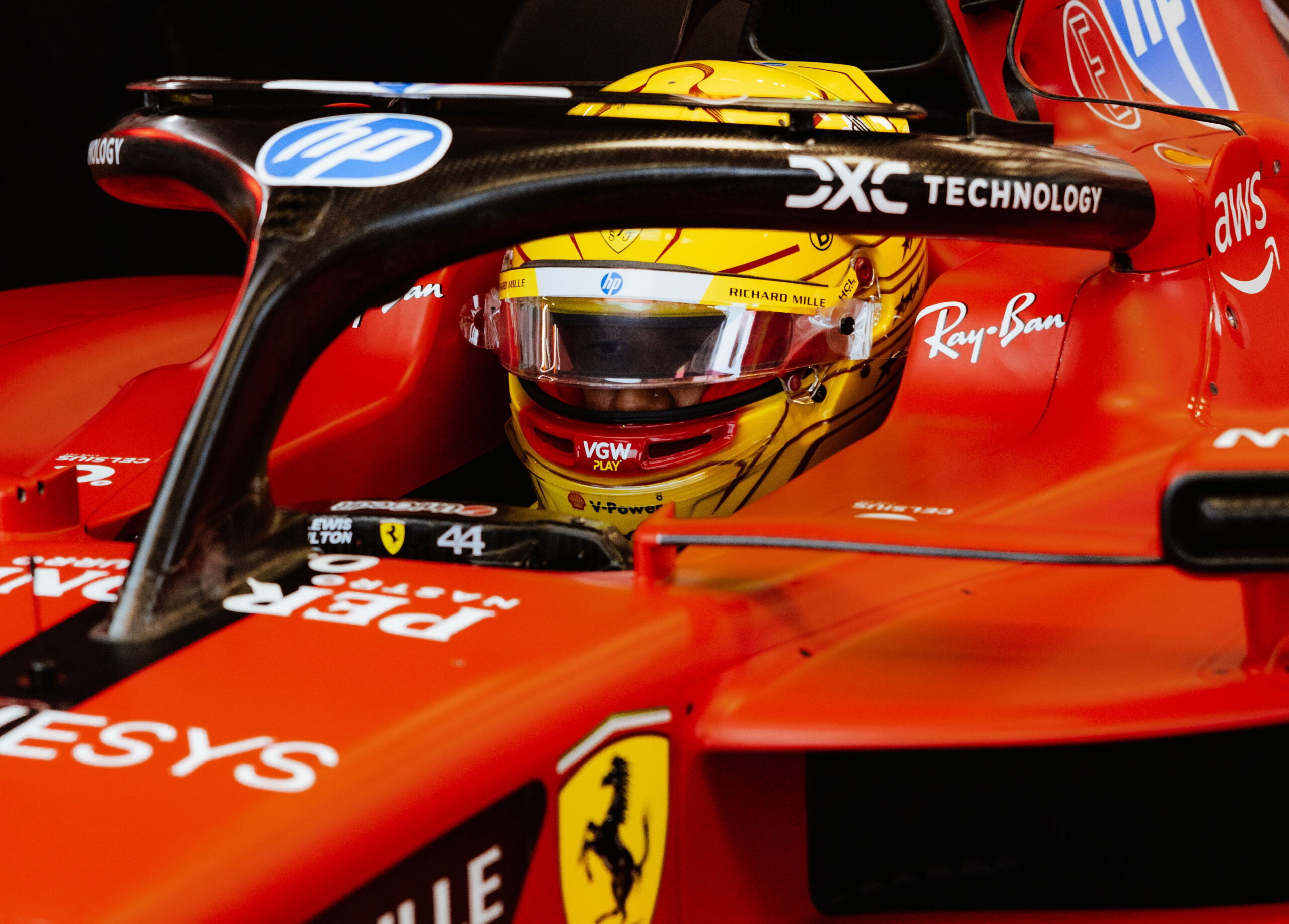 Lewis Hamilton “trained like mad” before Ferrari test as McLaren comparison made