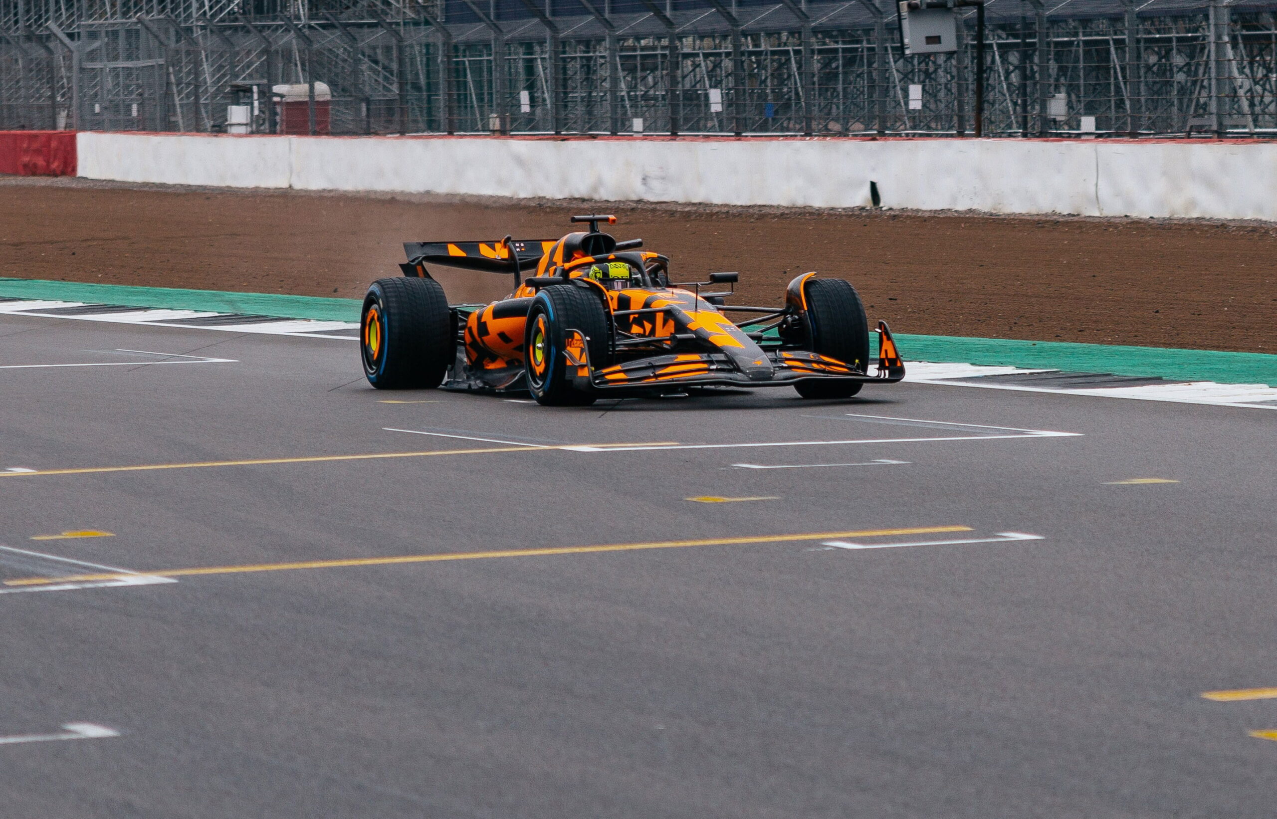 McLaren’s F1 2025 car breaks cover in Silverstone shakedown