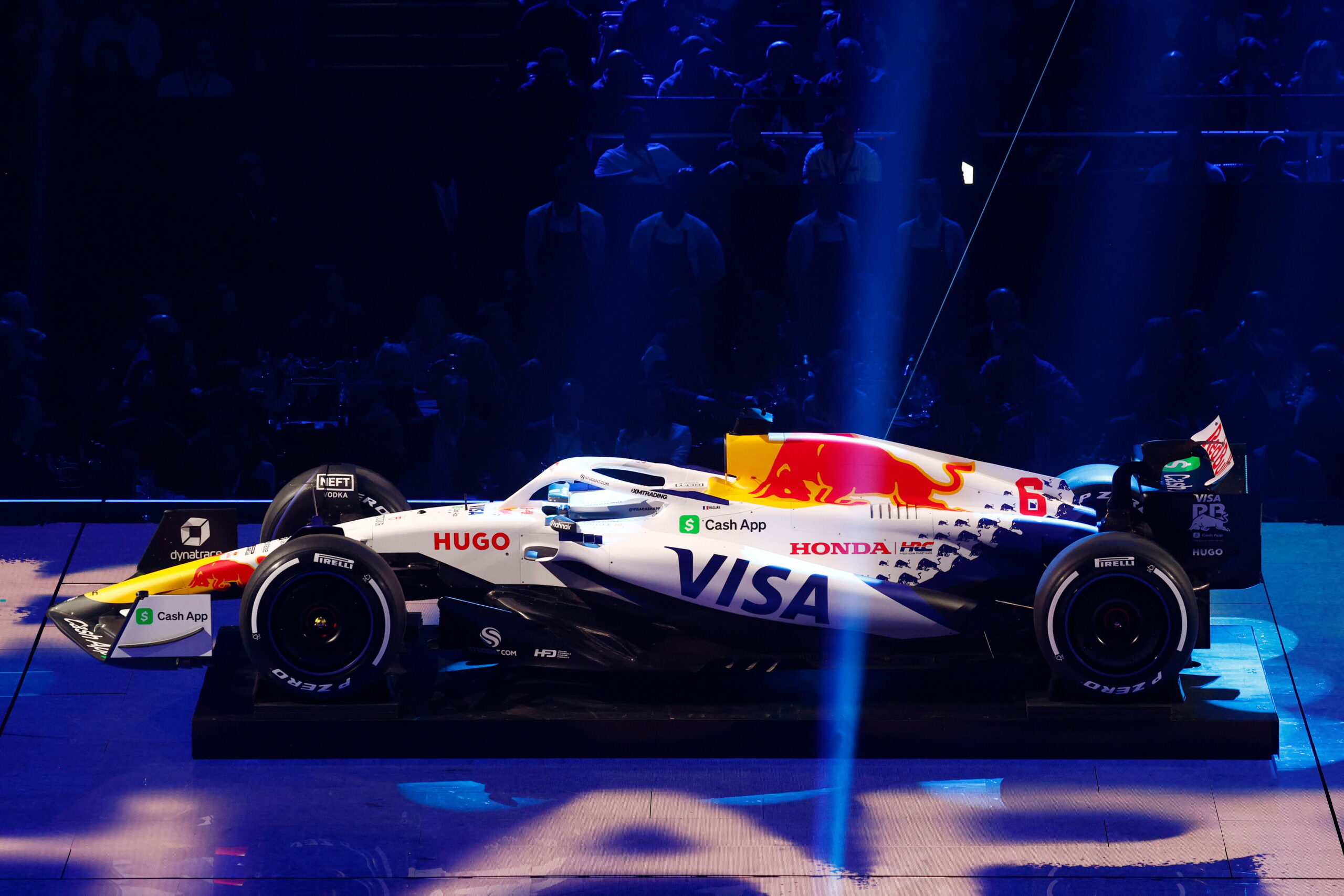 FIRST LOOK: Striking new Racing Bulls F1 car makes track debut at Imola